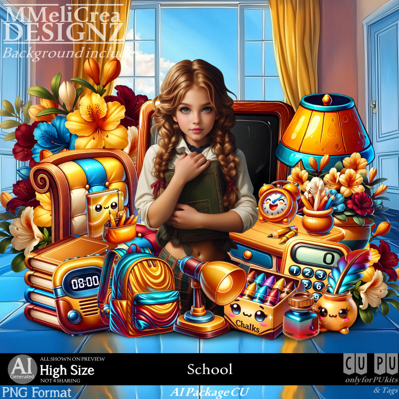 (image for) AI - PACKAGE - CU School (CU4PU/PNG/PACK)